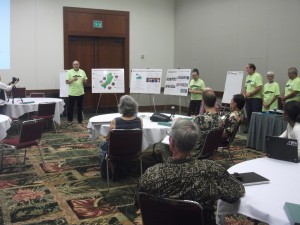 A volunteer team from Manoa explains its preparations for disaster at the PRiMO conference.