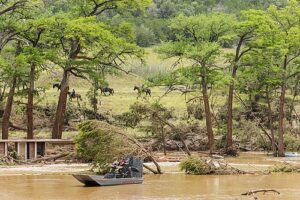 Search and rescue operations along the Guadalupe River. From Wikipedia, https://en.wikipedia.org/wiki/July_2025_Central_Texas_floods